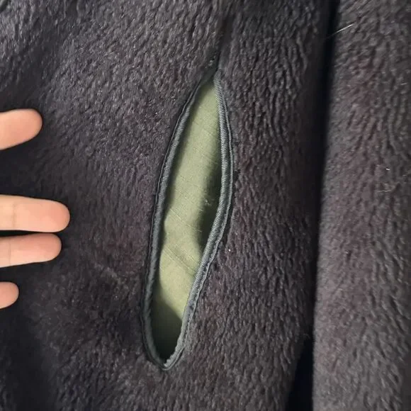 Vintage Trench Coat 46 Long Gray Plaid Fleece Lined Richman Brothers Jacket